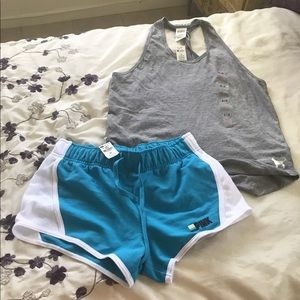 Pink Victoria secret tank top and shorts NWT
